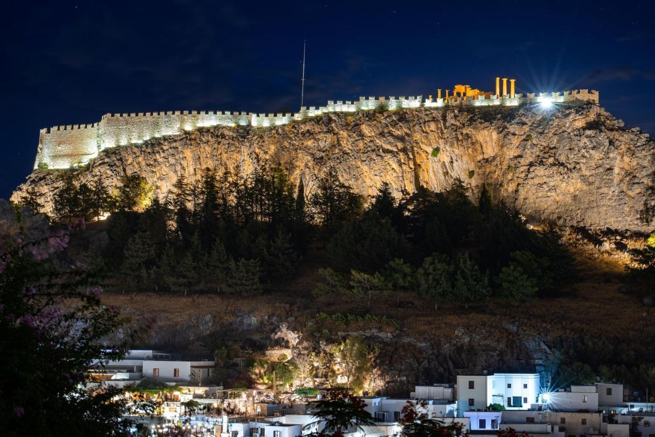 Villa Valasia Lindos With Acropolis View 외부 사진